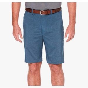 PGA Tour Shorts Mens 40 Blue Golf Bermuda Stretch Outdoor Casual Performance